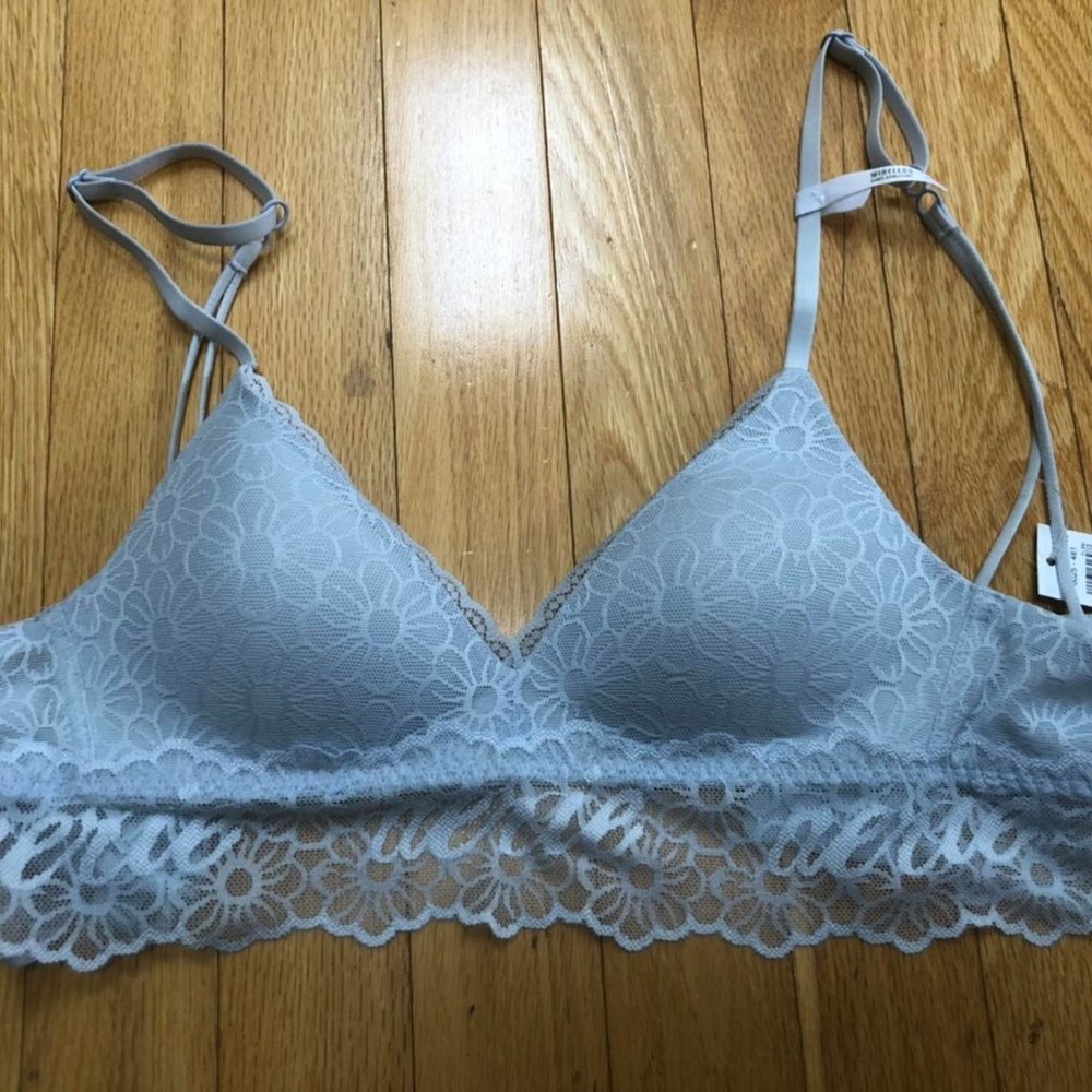 Aerie Blue Lace Wireless Bralette